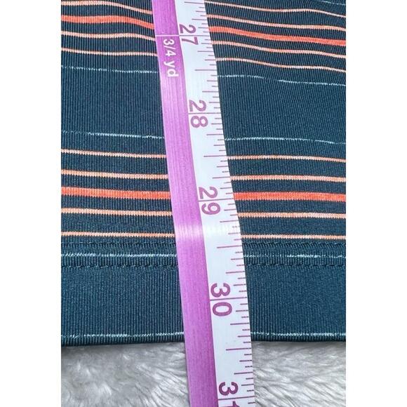 Under Armour Polo Shirt Mens Size XL Green Orange‎ Striped Bald Mountain Golf - Picture 12 of 13